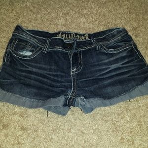 Denim shorts
