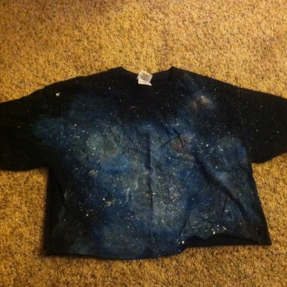 Galaxy Homemade Crop Shirt