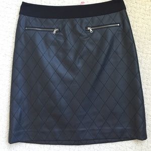 Vegan leather pencil skirt!