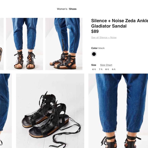 Urban Outfitters Shoes - 🎉HP🎉U.O. Silence + Noise Zeda Gladiator Sandals