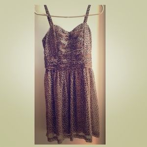 Cheetah print dress