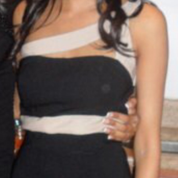 Bodycon one shoulder dress
