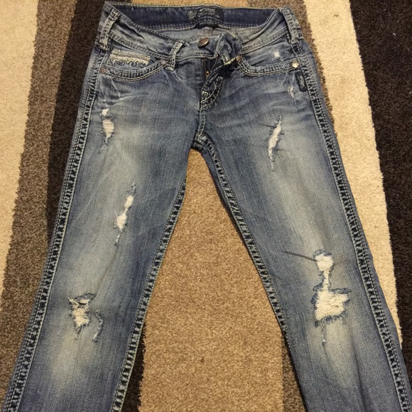 Silver jeans