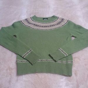 J. Crew Lambswool Fairisle Sweater