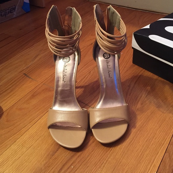Nude Sandel Heels by Michael Antonio.