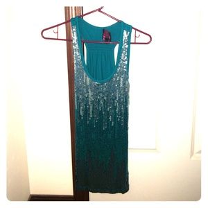 Ombré sequins smk bk tnk