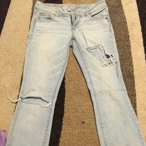 American Eagle jeans with holes