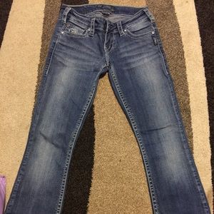 Silver jeans only worn once