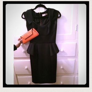 RESERVED FOR @jasloan Beautiful peplum navy dress