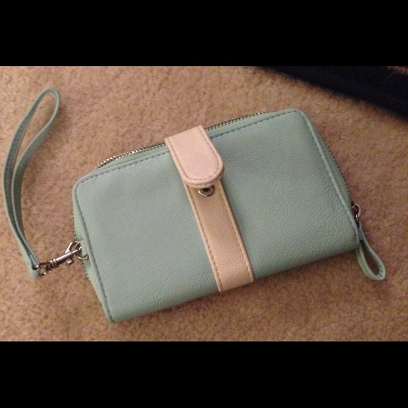 Light blue wallet