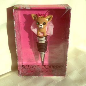 NEW - Betsey Johnson - Bottle Stopper