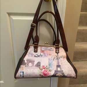 Nicole Lee Paris themed large tote bag