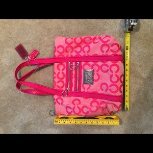 Coach large tote bag - Fuchsia Pink with dust bag