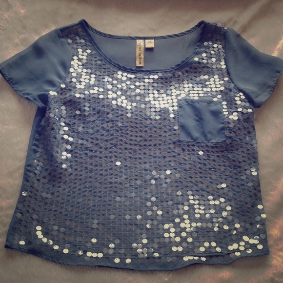 Sequin top