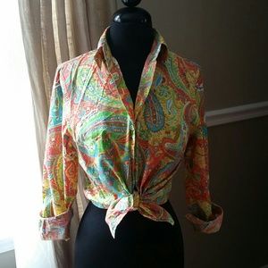 Ralph Lauren Paisley button up
