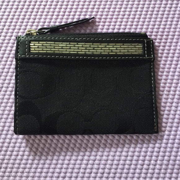 Black Coach Coin Purse
