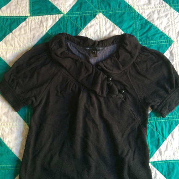 Vtg Marc by Marc Jacobs flutter collar top XS Y2K