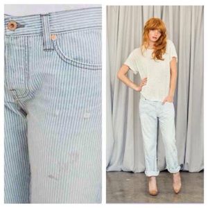 NSF Blue Striped Jeans