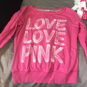Pink Victoria's Secret sweater