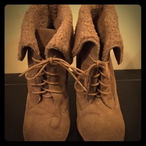 New, never worn booties from Loft Size 9!