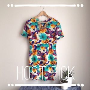 Funky Floral Vintage Dress