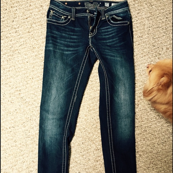 Miss Me size 27 straight leg jeans