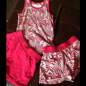 Tank and shorts set girls size 12