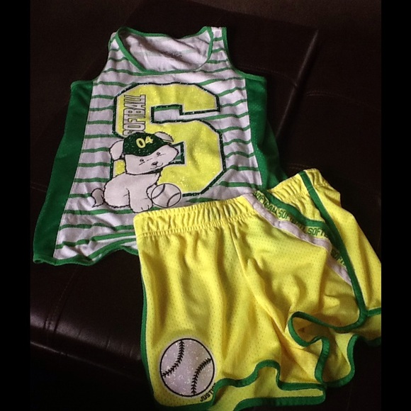 Justice shorts set
