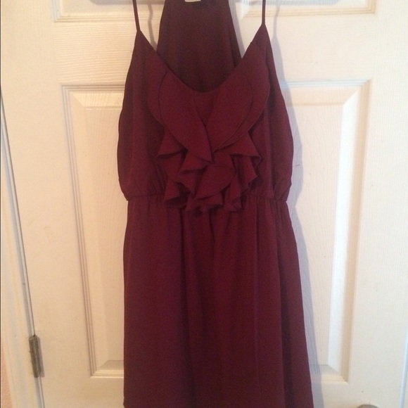 Maroon Dress