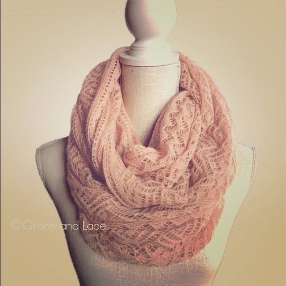 Grace & Lace lace knit scarf