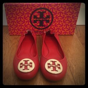 Tory Burch lobster Reva Ballet Flats
