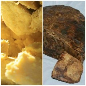 All Natural Raw Shea Butter & Black Soap Combo