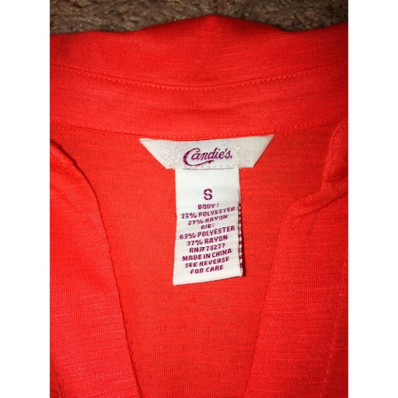 TRADED Orange button up - Picture 3 of 4