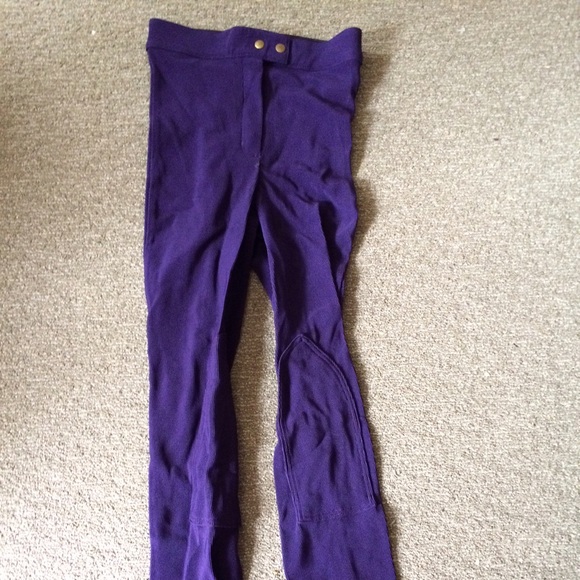 Purple Riding Pants