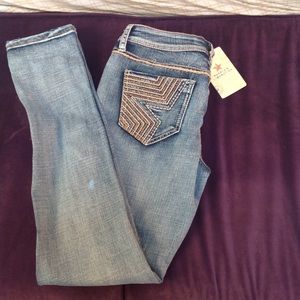 People's Liberation Skinny Jeans Light Wash