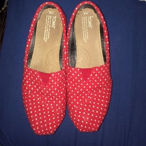 Red+White Dotted TOMS