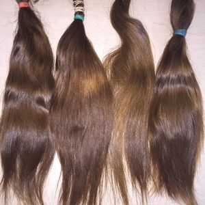 Natural human hair . For extensions or wigs