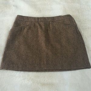 Gap Wool Tweed Miniskirt