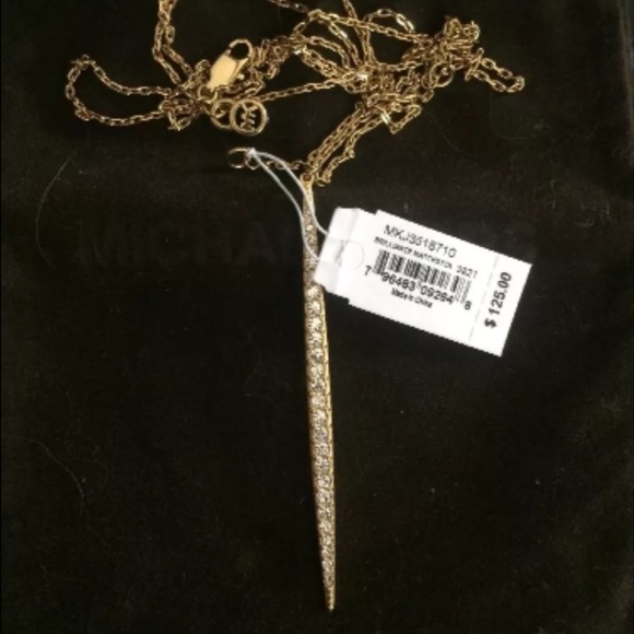 Michael kors necklace gold