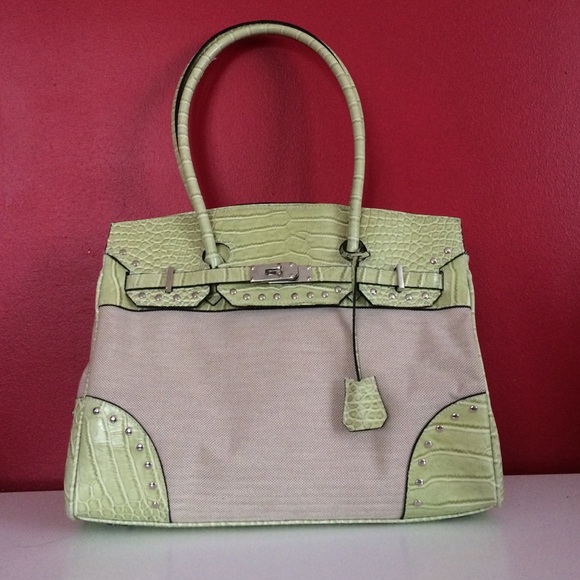 Crocodile Print Tote