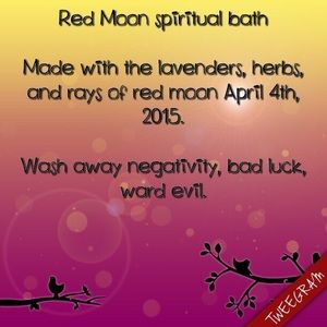 Red Moon Spiritual Bath