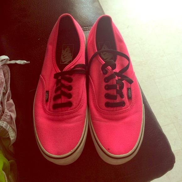 pink vans.