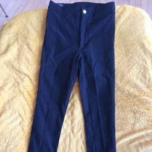 Black high waist pants