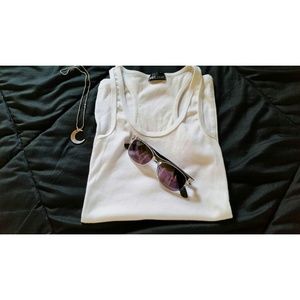 Wet Seal White Tank-Top