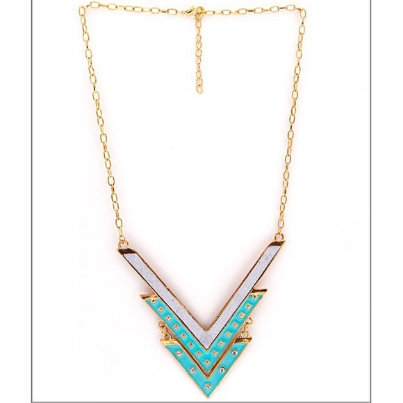 Aztec tribal arrow necklace - Picture 2 of 3