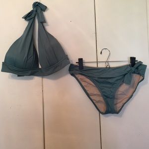 Jcrew 2 piece swimsuit