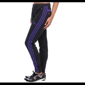 Small purple Adidas soccer sweats!!!😁😁