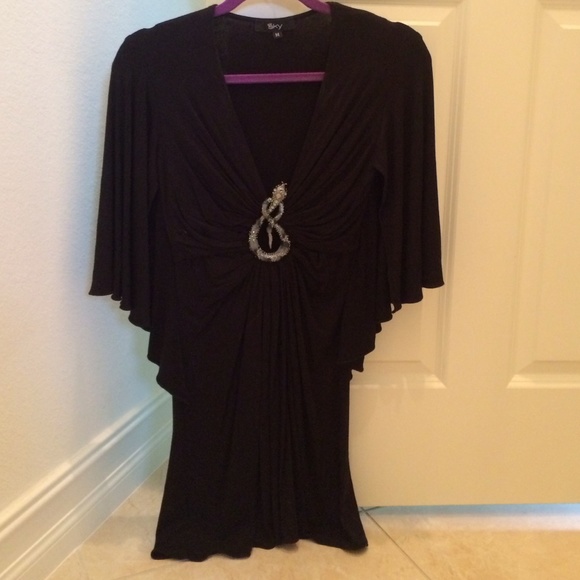 Black sky brand snake dress