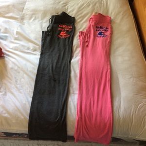 2 pairs of hollister sweatpants
