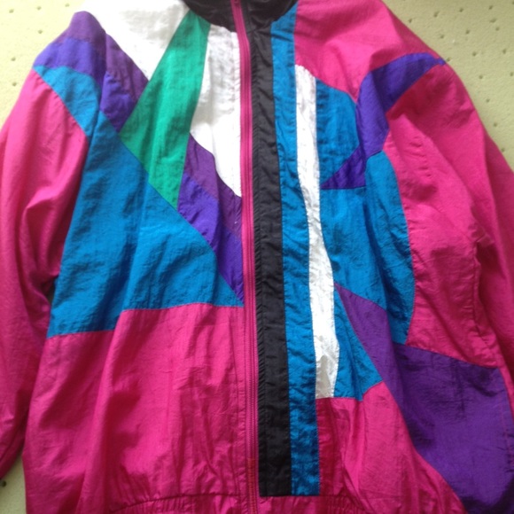 80s track suit jacket